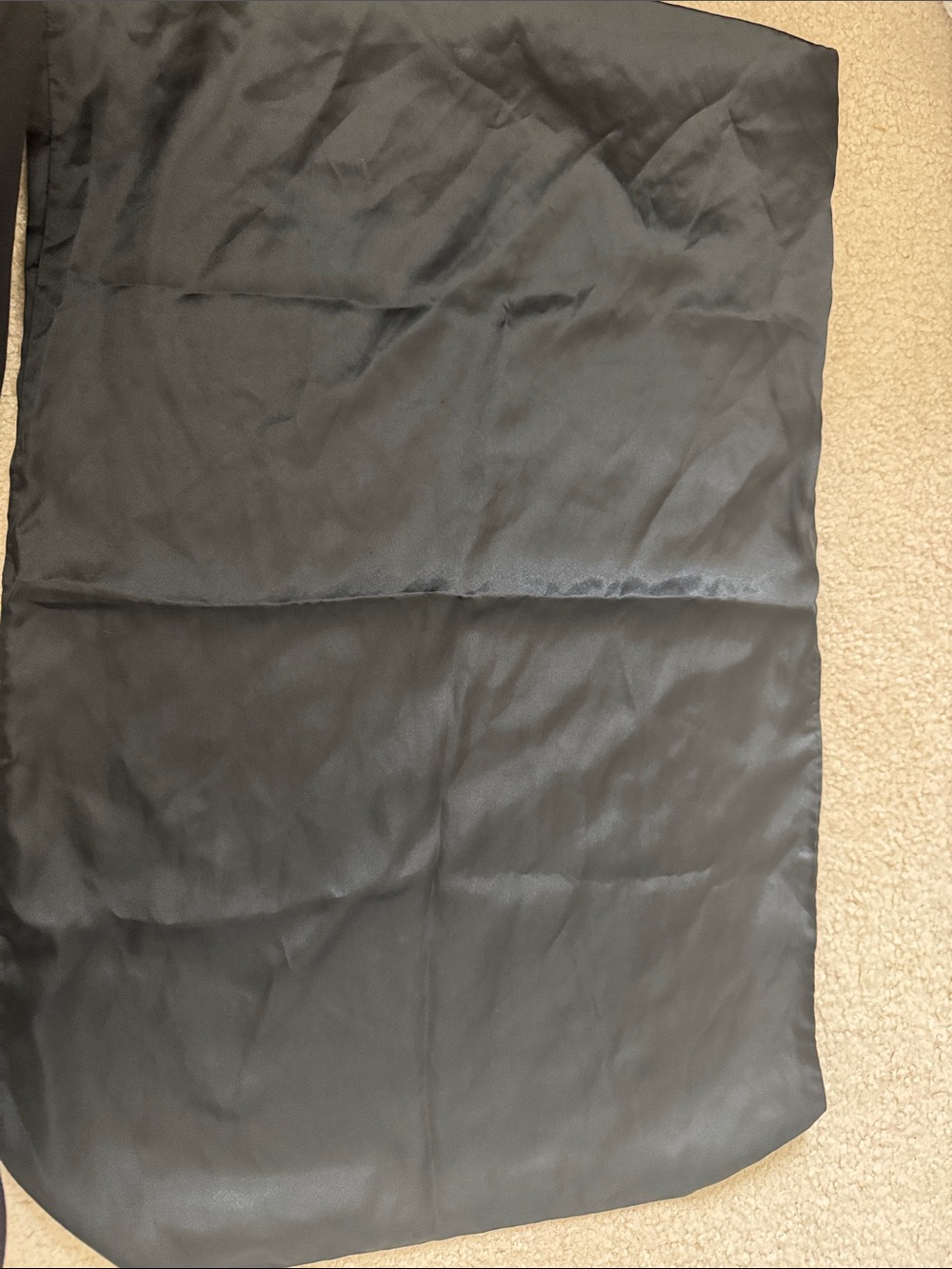 Bedsure black satin queen pillowcase